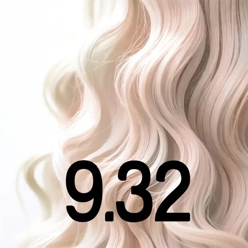 9.32 Gloss Blond très clair doré irisé - Sweo - Vue détaillée du produit capillaire professionnel 60ml