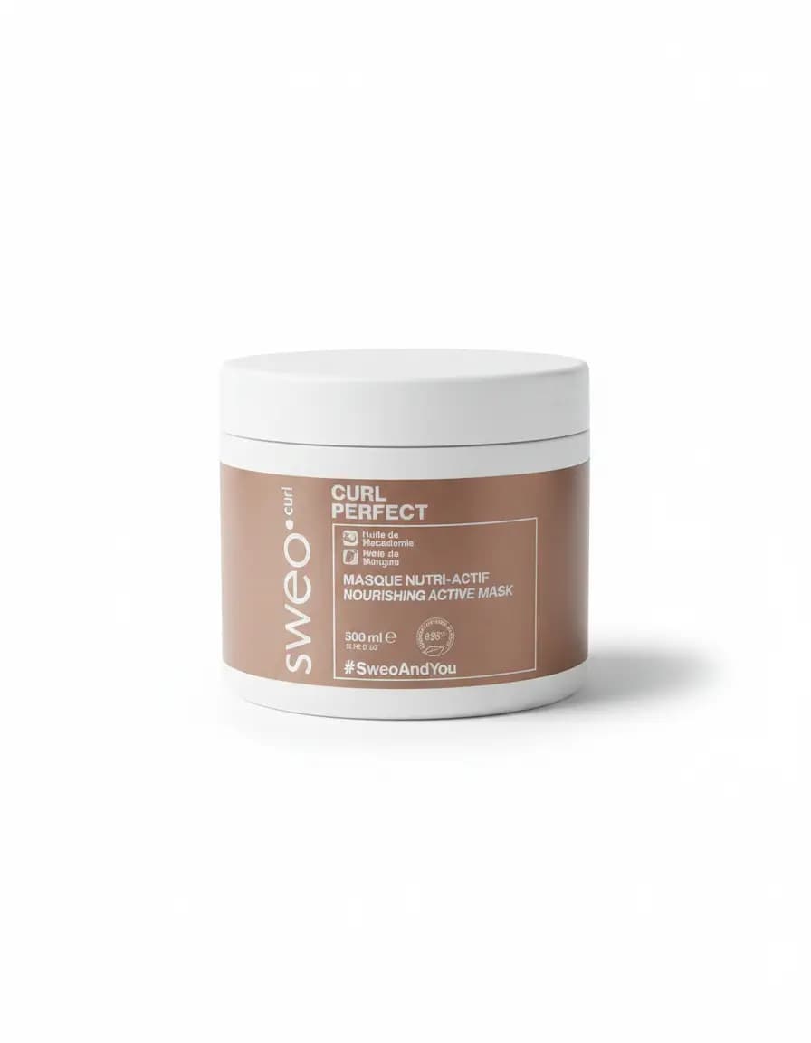 Masque Nutri-Actif Curl Perfect Sweo - Sweo - Produit capillaire professionnel 500ml
