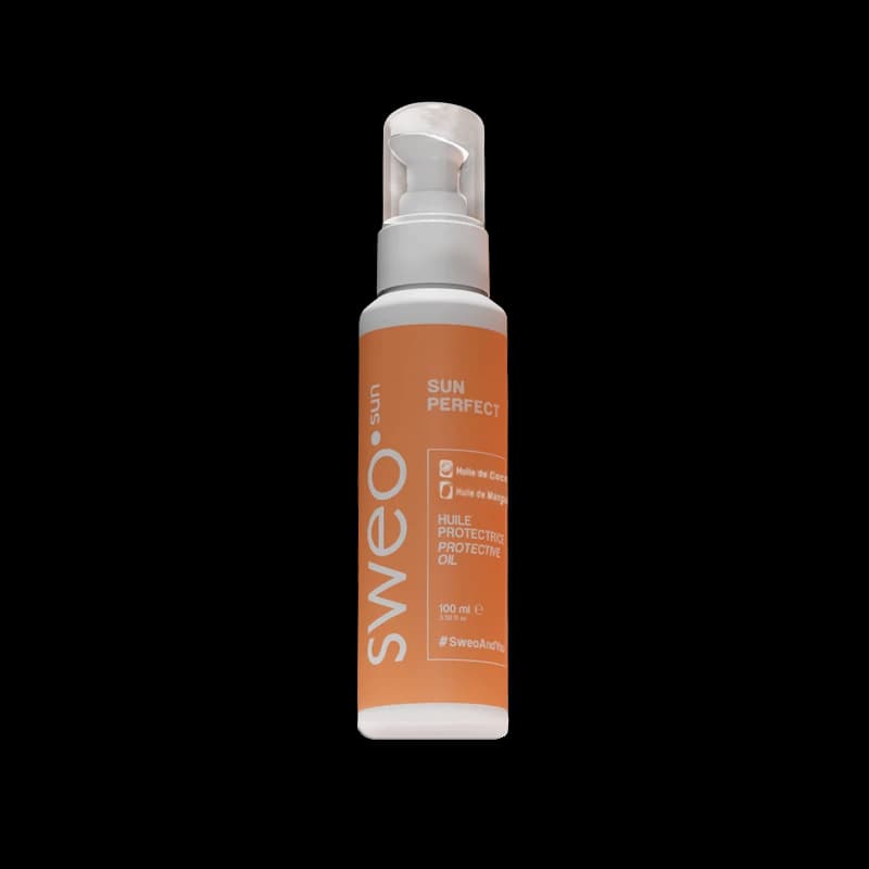 Sweo Sun – HUILE PROTECTRICE Solaire - Sweo - Vue détaillée du produit capillaire professionnel 100ml