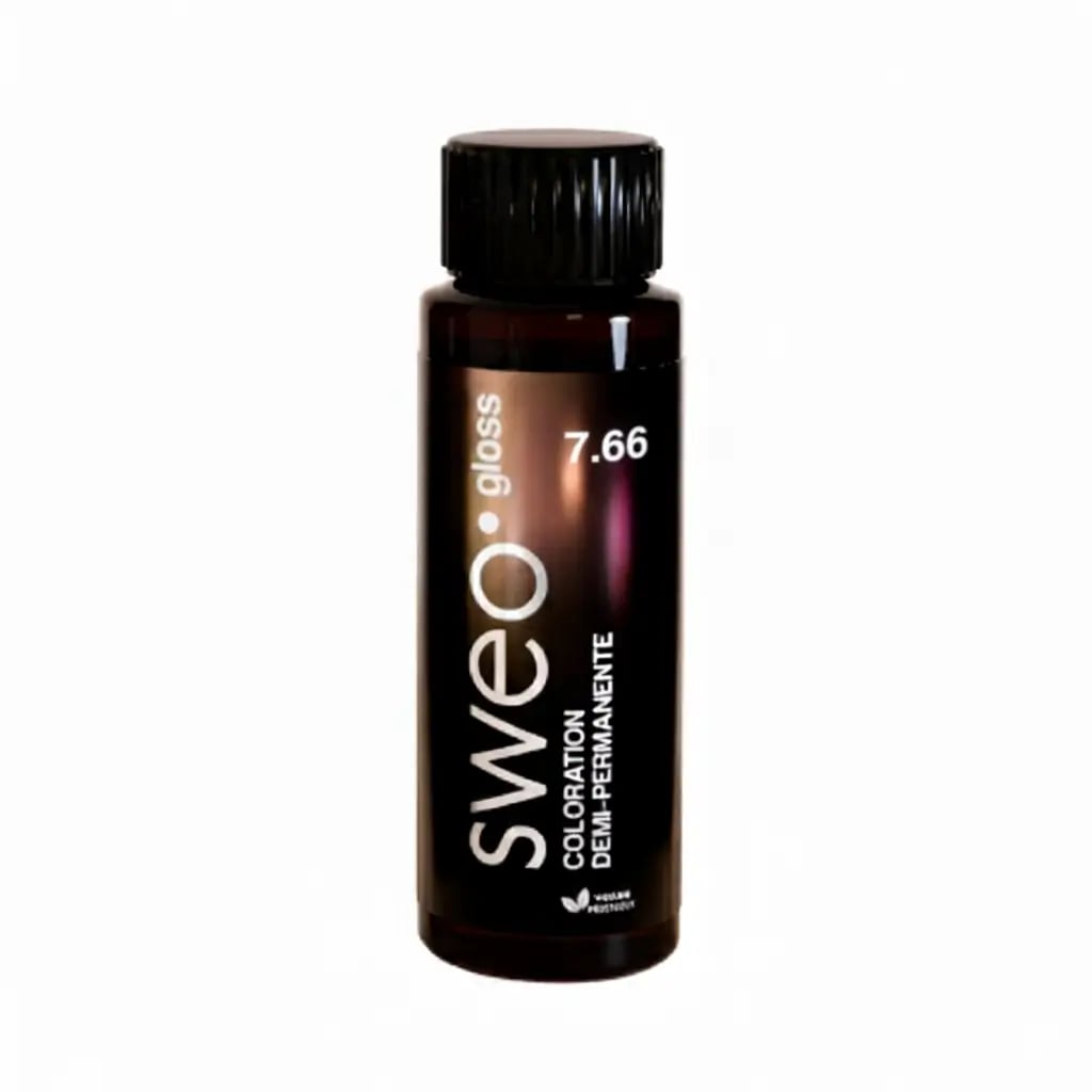 7.66 Gloss blond rouge intense - Sweo - Produit capillaire professionnel